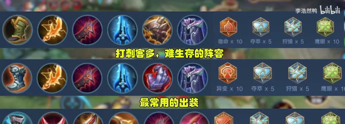王者荣耀（打造最强射手！后羿装备选择与技巧解析）